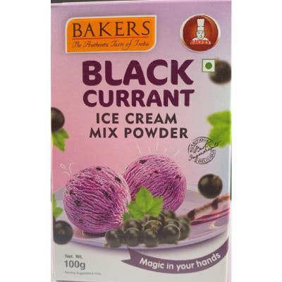 BAKERS ICE CREAM MIX POWDER BLACK CURRANT-100g
