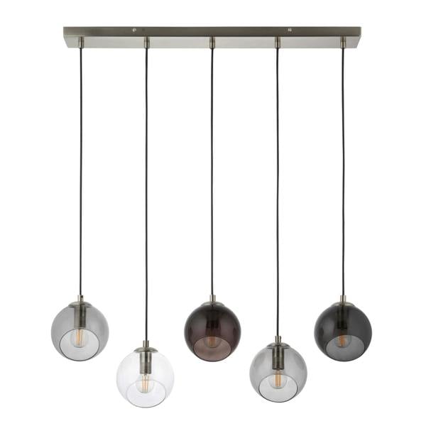Pagazzi Lighting Branco Multi-Light Ceiling Pendant Bar