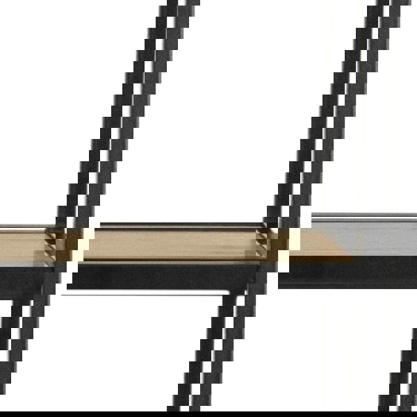 Furniture To Go Seaford Bookcase with 1 Drawer in Black and Oak