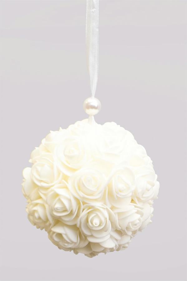 St Helens Fabric Flower Ball Display