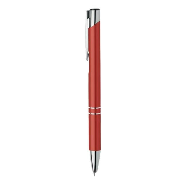 MidOcean Bern Ra Recycled Aluminium Ballpoint Pen - Red - 