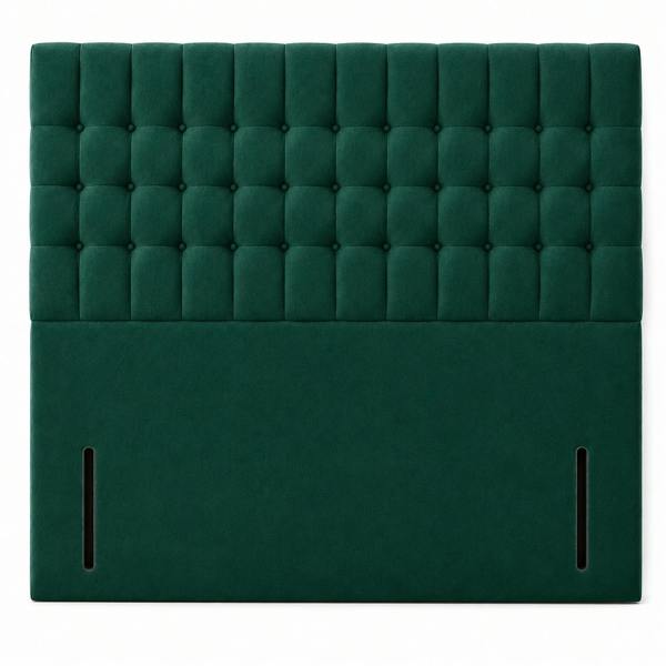 Great British Beds Ellen Headboard - Green Plush