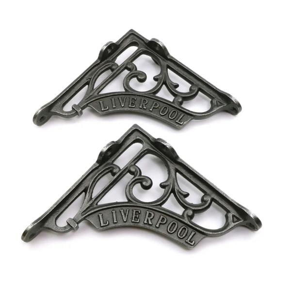 Liverpool Victorian Style Shelf Brackets Antique Cast Iron