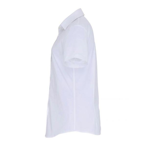 Premier Womens/Ladies Stretch Short-Sleeved Formal Shirt - White