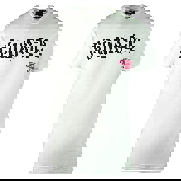 DSquared2 Unisex Adult Distorted Logo Cool Fit T-Shirt - White