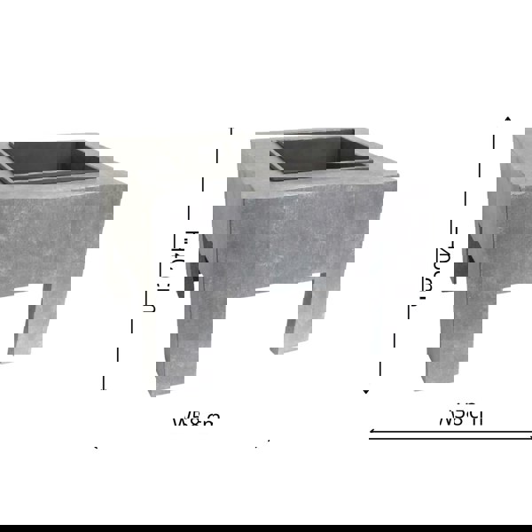 Ivyline Square Firebowl & Square Console