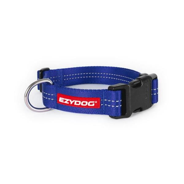 EzyDog Essential Adjustable Dog Collar in Blue
