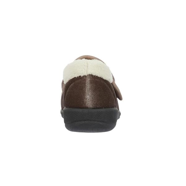 Jo & Joe MATILDA Touch Fasten Slippers   in  Brown