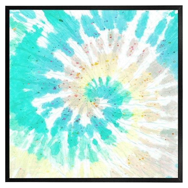 Benjamin Tate Design Tie dye pattern shibori print (picture Frame)