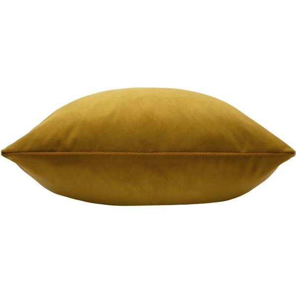 Evans Lichfield Sunningdale Velvet Cushion Cover - Saffron