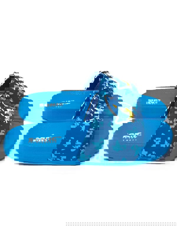 Sonic the Hedgehog Boys Blue Sonic Sliders