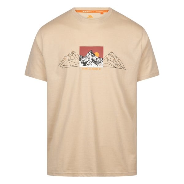 Trespass Mens Grande T-Shirt - Soft Stone
