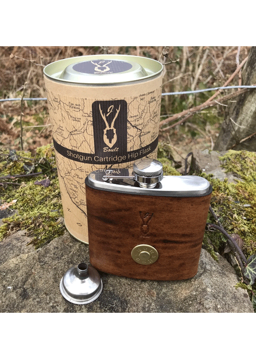 Shotgun Cartridge 6oz Hip Flask
