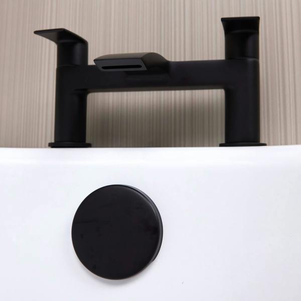 Flode Falun - Bath Filler - Matt Black
