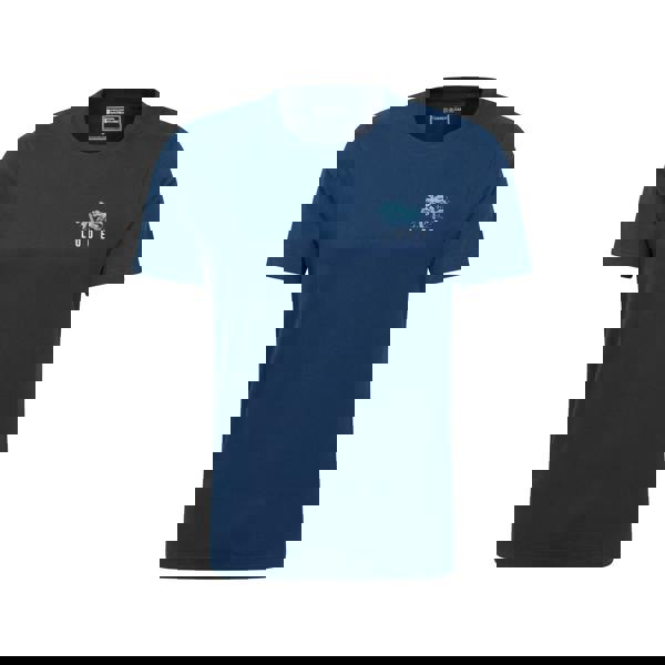 Mountain Warehouse Mens Looe Printed Organic T-Shirt - Navy