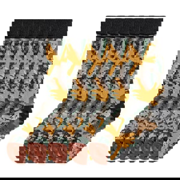 Anysox Anyfootwear 5 Pairs Light Grey Size 5-9 Sock Harajuku Crystal Silk Tide Socks With Flower Vines Comfortable To Wear Prefect For Women