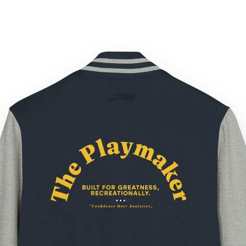 Anchor & Crew The Playmaker Basketball Club League Cotton Varsity Letterman Jacket