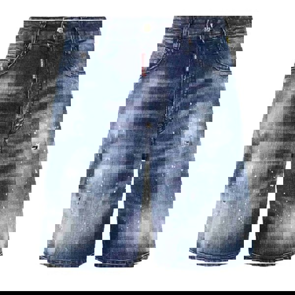 DSQUARED2 S74MU0648 S30342 BOXER SHORT 470 BLUE SHORTS Mens 48