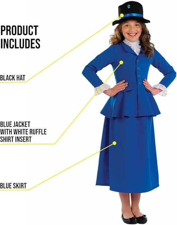 Rubies Child Rubie's Mary Poppins Fancy Dress Costume 10-12 Years