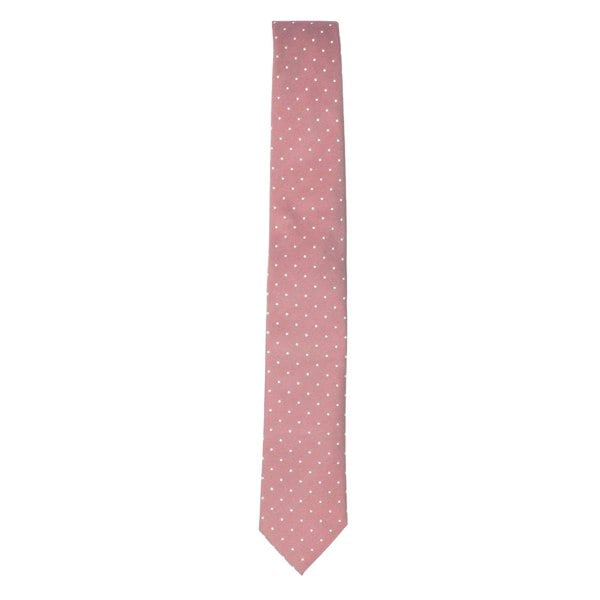 Hugo Boss Plain Silk Tie - Pink