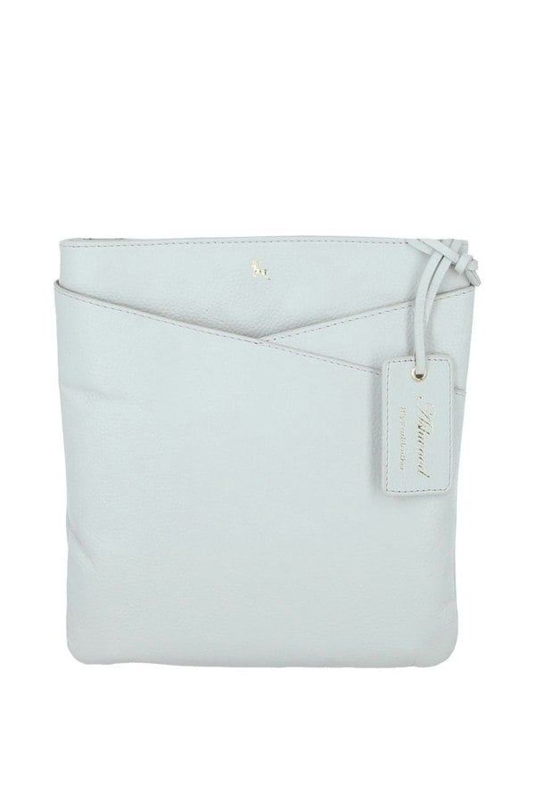 Ashwood Curve Zip Top Leather Cross Body Bag: 64640/curve