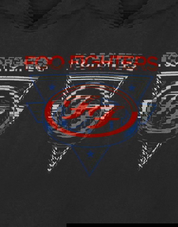 Foo Fighters Unisex Kids Black Triangle Stars Kids Hoodie