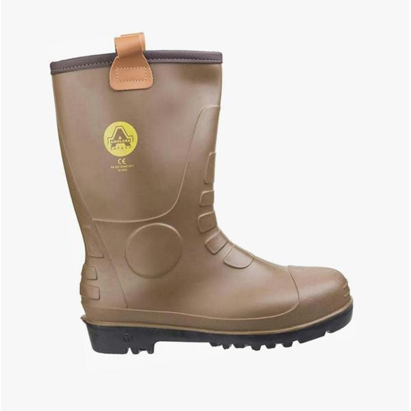 Amblers Safety FS95 Safety Boots Wellingtons in Tan