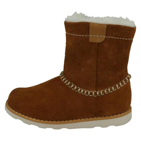 Clarks Girls Clarks Casual Warmlined Boots Crown Piper