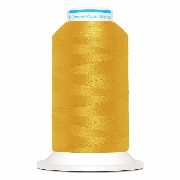 Gutermann Super Brite Polyester 40 Embroidery Thread 1000m Polyester Thread Suitable For Embroidery