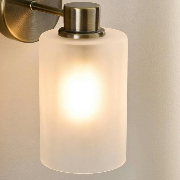 Pagazzi Lighting Kingsholm Antique Brass Wall Light