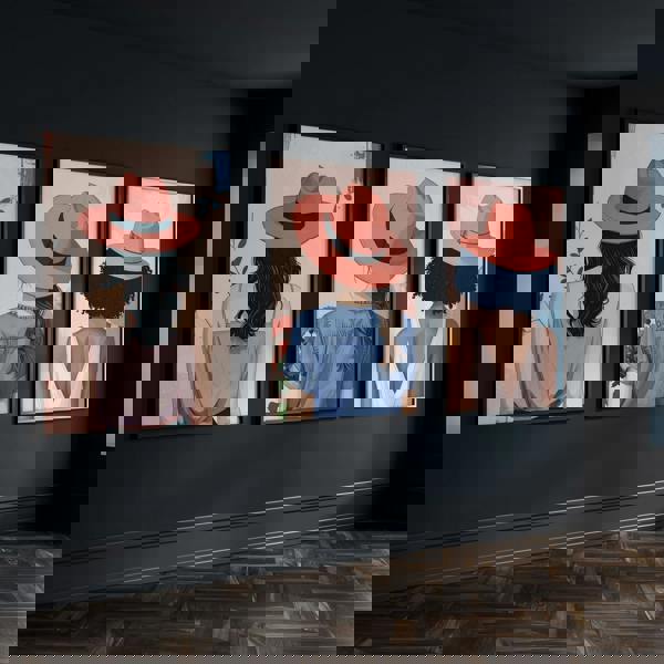 Boho Artwork | Set of 3 Boho Women Wall art Prints