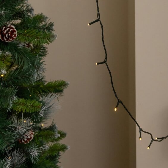 Samuel Alexander 100m 1000 LED Multi-Action Christmas String Lights in Warm White