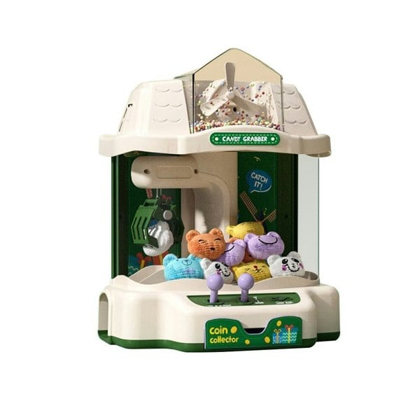 Household Mini Claw Machine with Game Coins-Green Living and Home