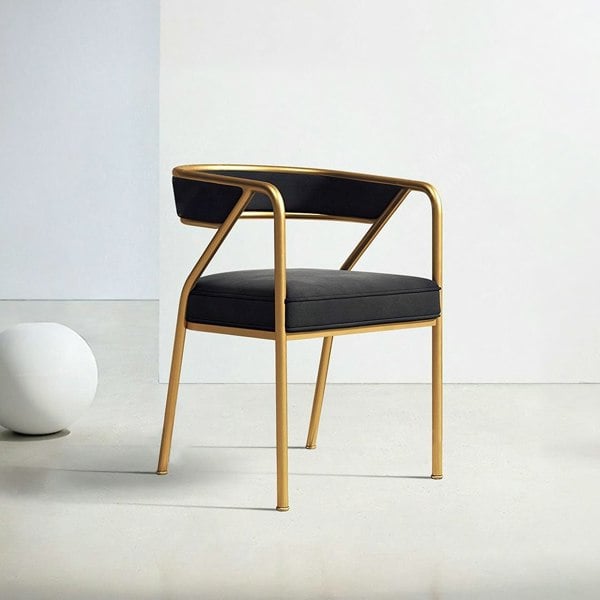 Dwight Dining Chair, Gold Legs-Ritconcept-Rit Concept