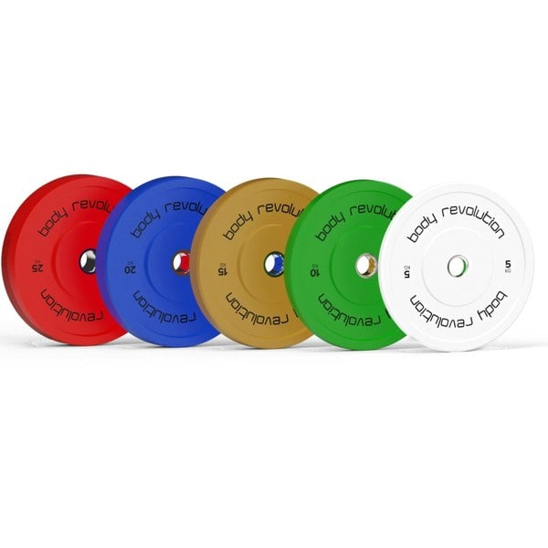 Body Revolution Olympic Bumper Plates (Colour) - Body Revolution