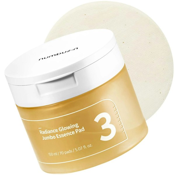 NUMBUZIN No. 3 Radiance Glowing Jumbo Essence Pad (70 Pads) 150ml