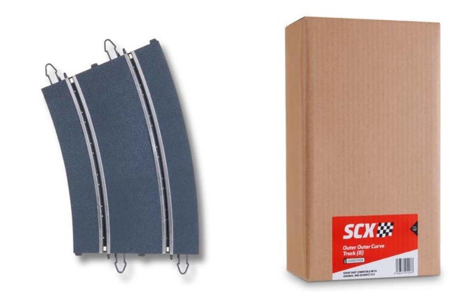 SCX Universal Outer Outer Curve Track Radius 4 (8)