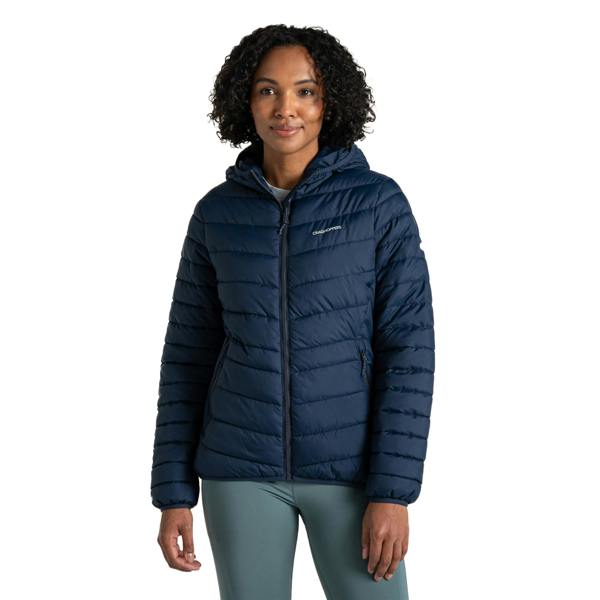 Craghoppers Womens/Ladies Compresslite IX Insulated Hooded Jacket - Blue Navy - 