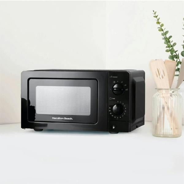 Hamilton Beach 20L Standard Microwave - Black - Hamilton Beach UK