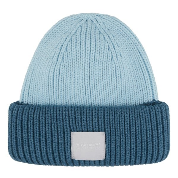 Regatta Unisex Adult Connora Fisherman Christian Lacroix Knitted Beanie - Clear Sky/Coronet Blue