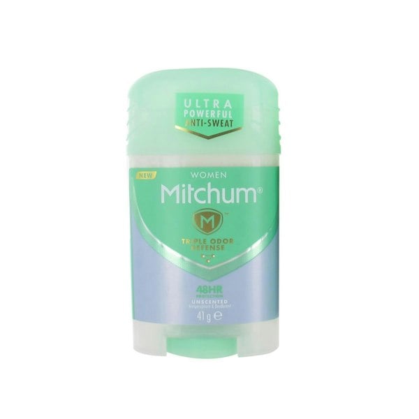 Mitchum Women Triple Odor Defense 48H Stick Antiperspirant Unscented 41g