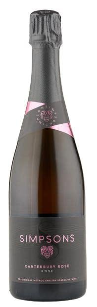 Simpsons Wine Estate, Kent, Canterbury Rose, Sparkling Rose Brut 2022 75cl
