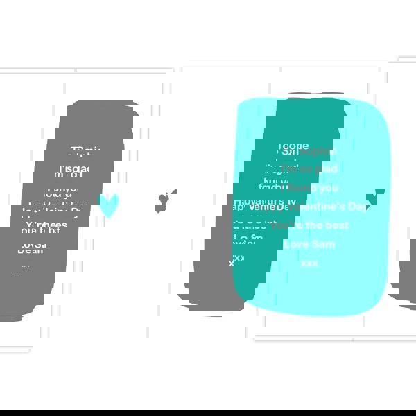 Personalised Memento Company Personalised Glad I Swiped Right Card