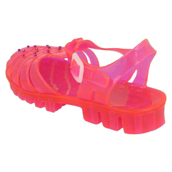 Spot On Girls Spot On Jelly Sandals With Diamante Detail
