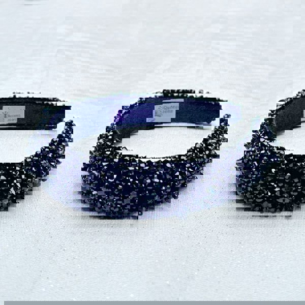 Black Beaded Headband Black Headpiece Beads