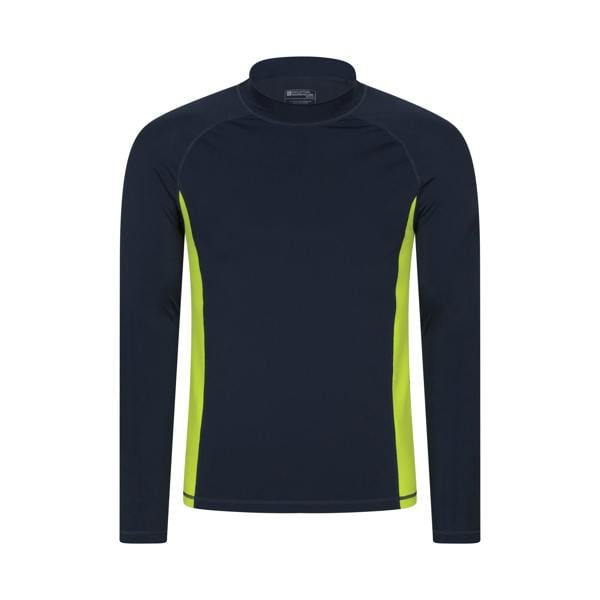 Mountain Warehouse Mens Long-Sleeved Rash Guard - Bright Yellow - 