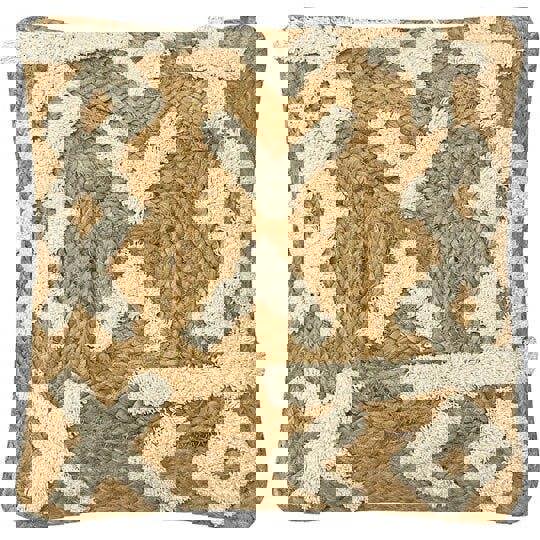 Furn Camfa Jute Braided Cushion Cover - Natural