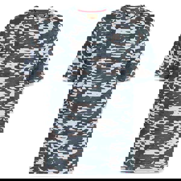 Duke Mens D555 Gaston Camouflage Kingsize T-Shirt - Storm - 