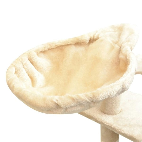 Berkfield Cat Tree with Sisal Scratching Posts 150 cm Beige