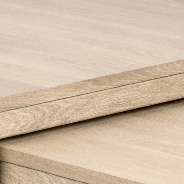 Furniture To Go Cornus Coffee Table in White Oak Set of 2